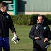 Hibs manager Shaun Maloney has to decide whether to stick with young goalkeeper Kevin Dabrowski or reinstate Matt Macey.