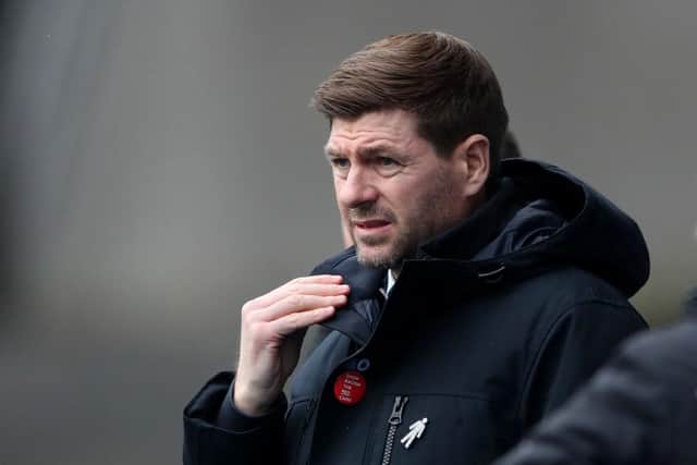 Steven Gerrard, Manager of Rangers. (Photo by Ian MacNicol/Getty Images)