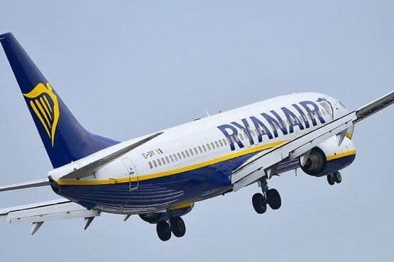 Stock image. A RyanAir plane was force to land following a bomb threat found in a note.