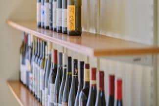 Shelves at WineKraft