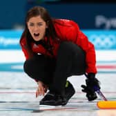 Eve Muirhead and her team of Scottish curlers are closing in on a place in the Winter Olympics.  (Photo by Dean Mouhtaropoulos/Getty Images)