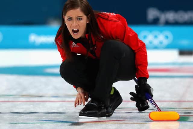 Eve Muirhead and her team of Scottish curlers are closing in on a place in the Winter Olympics. (Photo by Dean Mouhtaropoulos/Getty Images)