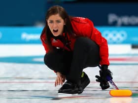 Eve Muirhead and her team of Scottish curlers are closing in on a place in the Winter Olympics.  (Photo by Dean Mouhtaropoulos/Getty Images)