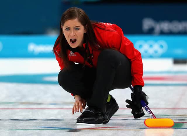 Eve Muirhead and her team of Scottish curlers are closing in on a place in the Winter Olympics.  (Photo by Dean Mouhtaropoulos/Getty Images)