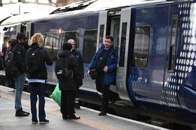 ScotRail passengers won't have to pay more for tickets until at least March followed by six months of no peak fares. Picture: John Devlin