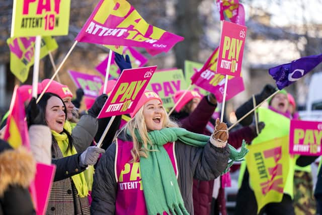 Teachers in both South Ayrshire and Edinburgh are taking strike action on Wednesday – as the 16-day programme of strike action being staged by the union reaches its halfway point.