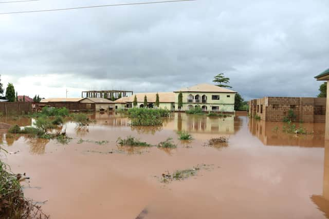 Flooding is affecting farmers in northern Ghana. Picture: Qujo Buta