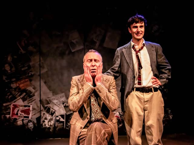 Liam Brennan and Angus Miller in the new production of Dead Dad Dog PIC: Lidia Crisafulli