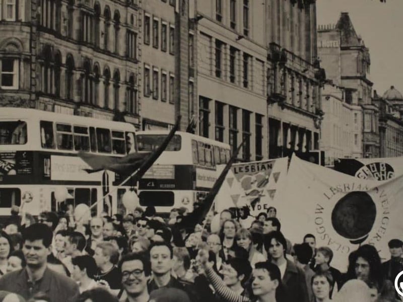 While there had been a string of gay pride rallies and marches in the Eighties and Nineties, never before had Scotland’s LGBT community been united in such a way and in such large numbers.