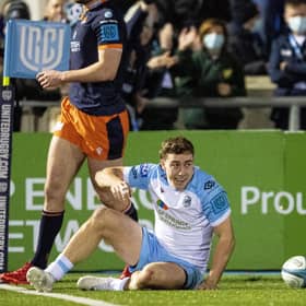 Glasgow Warriors beat Edinburgh 30-17 at Scotstoun in the 1872 Cup first leg in March.  (Photo by Ross MacDonald / SNS Group)