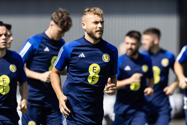 Ryan Porteous during a Scotland training session. (Photo by Craig Foy / SNS Group)