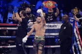 Josh Taylor says the world is his oyster following his victory over Jose Ramirez in Las Vegas. Picture: John Locher/AP