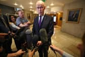 John Swinney's reaction to the Holyrood Standards Committee's report on Michael Matheson's expenses claim demeaned the office of First Minister, as Anas Sarwar said (Picture: Jeff J Mitchell/Getty Images)