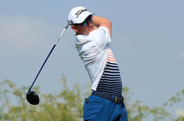 Grant Forrest in action in the Golf in Dubai Championship at Jumeirah Golf Estates. Piture: Andrew Redington/Getty Images