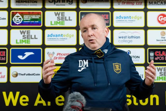 Livingston boss David Martindale has called for a Scottsh football 'circuit break' to curb the spread of Covid (Photo by Mark Scates / SNS Group)
