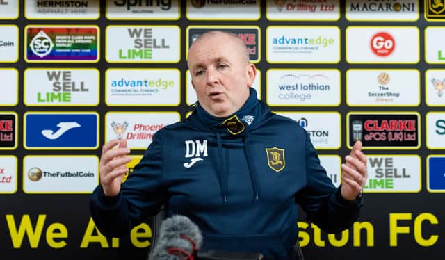 Livingston boss David Martindale has called for a Scottsh football 'circuit break' to curb the spread of Covid (Photo by Mark Scates / SNS Group)