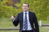 Douglas Ross arrives for registration at the Scottish Parliament