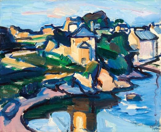 Detail from Ile de Brehat, by SJ Peploe