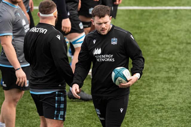 Ewan Ashman trained with Glasgow Warriors but his loan move ended when he was recalled by Sale Sharks. (Photo by Ross MacDonald / SNS Group)