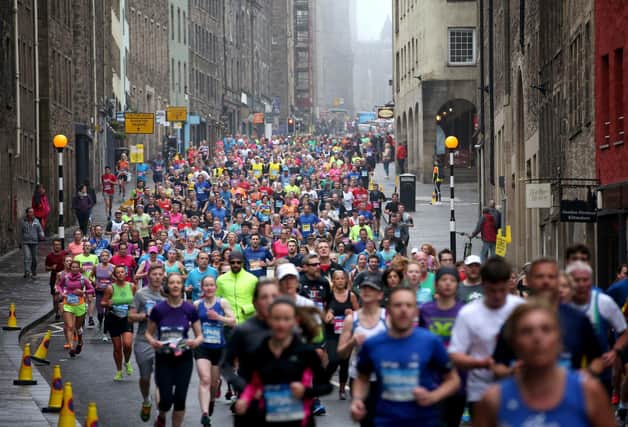More than 16,000 participants were expected to take part in the Edinburgh Marathon Festival.