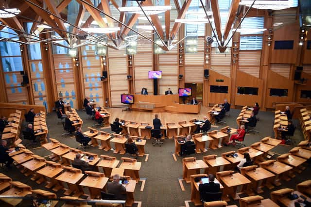 Inside the Scottish Parliament