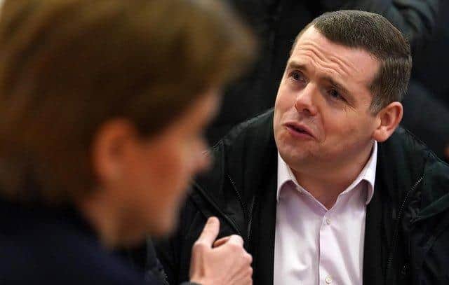 Scottish Conservative leader Douglas Ross. Picture: Andrew Milligan/PA Wire