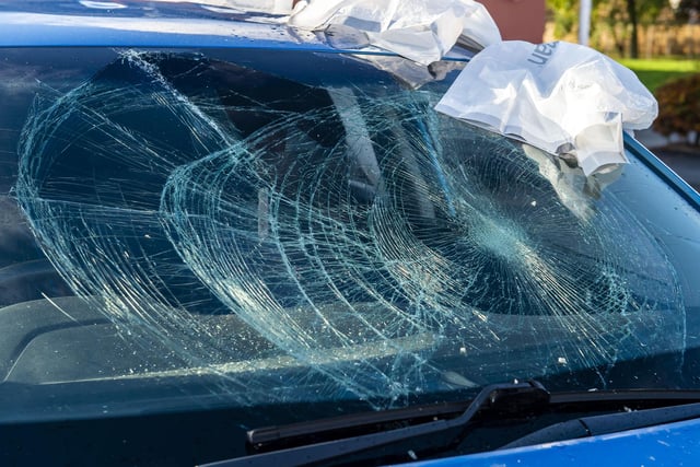 The disorder began on Beauly Square in the Kirkton area at about 17:30 on Monday and continued for several hours, with cars vandalised.