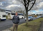 Councillor Sam Payne at Kemnay Academy