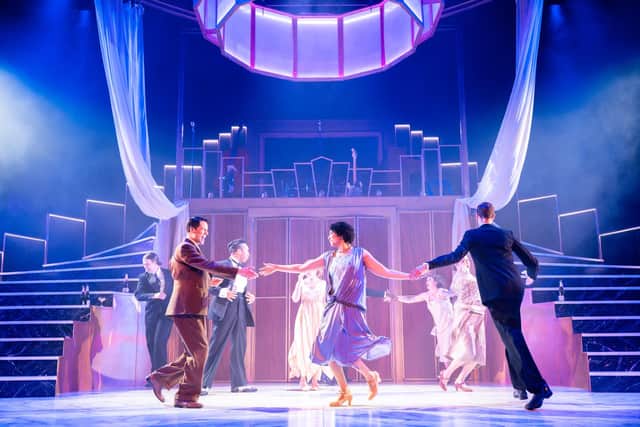 The Great Gatsby unfolds seamlessly on a Pitlochry stage exquisitely opened up by Jen McGinley’s fine art deco set (Picture: Tommy Ga-Ken Wan)