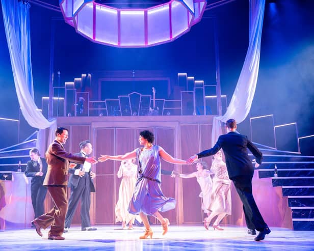 The Great Gatsby unfolds seamlessly on a Pitlochry stage exquisitely opened up by Jen McGinley’s fine art deco set (Picture: Tommy Ga-Ken Wan)