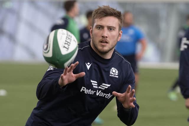 Scotland No 8 Matt Fagerson is looking to keep the Dublin crowd quiet. (Photo by Paul Devlin / SNS Group)