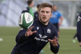 Scotland No 8 Matt Fagerson is looking to keep the Dublin crowd quiet. (Photo by Paul Devlin / SNS Group)