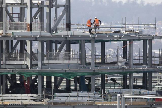 Work on non-essential construction projects in Scotland is currently suspended. Picture: Jane Barlow/PA Wire
