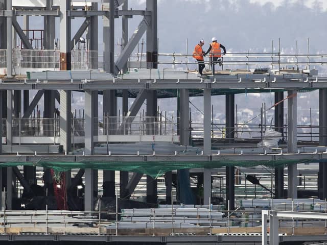 Work on non-essential construction projects in Scotland is currently suspended. Picture: Jane Barlow/PA Wire