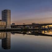 The landmark Platform scheme becomes one of Glasgow’s tallest buildings at 20 storeys, with the full development set across four blocks next to the Clyde.