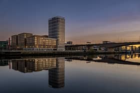 The landmark Platform scheme becomes one of Glasgow’s tallest buildings at 20 storeys, with the full development set across four blocks next to the Clyde.