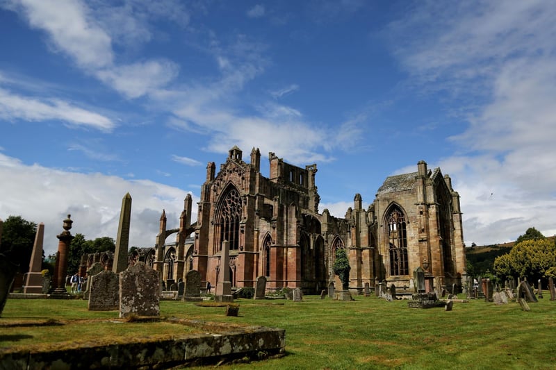 Melrose Abbey is famous for being the final resting place of the heart of Scottish hero Robert the Bruce. The Abbey was the first Cistercian Monastery to be erected in Scotland, it was founded in 1136 by King David I.