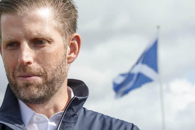 Donald Trump’s son Eric accused the Scottish Government of making it 'virtually impossible' to do business in the country  (Picture: Peter Summers/Getty Images)