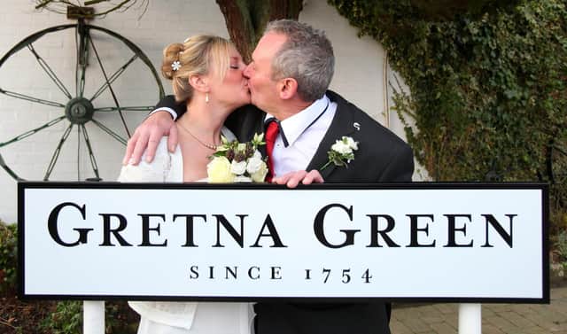 Hotels in Gretna Green could reopen to tourists and potential marriages if the two-metre rule is relaxed, Fergus Ewing suggested.