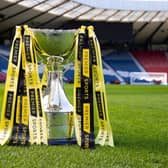 The Scottish League Cup is sponsored by Premier Sports. (Photo by Alan Harvey / SNS Group)