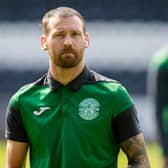 Hibs struggled to get Martin Boyle into dangerous areas against St Mirren.  (Photo by Craig Williamson / SNS Group)