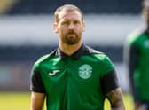 Hibs struggled to get Martin Boyle into dangerous areas against St Mirren.  (Photo by Craig Williamson / SNS Group)