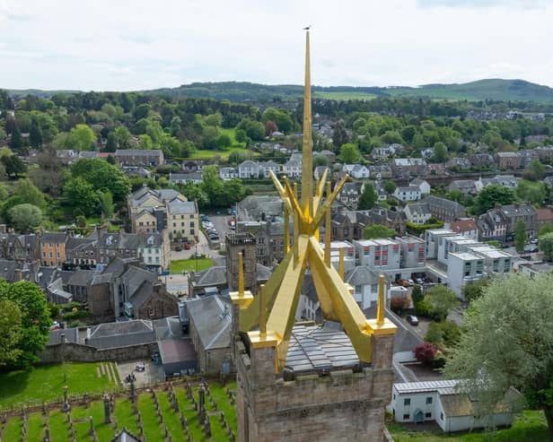 The Crown of Thorns spire of St Michael’s Parish Church. Picture: Church of Scotland