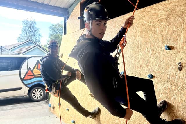 Nae Limits co-owner Dale Strang (left) is placing emergency training at the core of the future for the business. Picture: Heartland Media/PR
