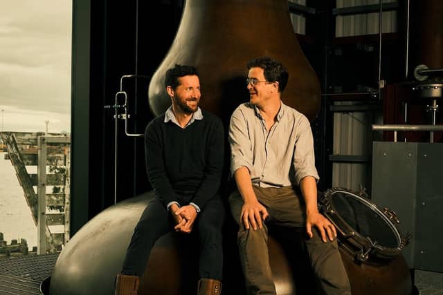 Paddy Fletcher, left, and Ian Stirling of Port of Leith Distillery. Image: AwAyeMedia