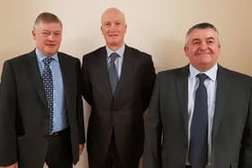 Directors of the group's main subsidiary, Sports and Leisure Management – David Bibby, Martin Bell and Mark Drysdale.