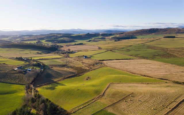 An agricultural property with a mix of permanent pasture and rough grazing in Aberdeenshire - advertised for sale at offers over ÂŁ875,000 - changed hands for almost ÂŁ1.2 million earlier this year