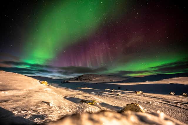The aurora borealis, or northern lights, are visible in parts of Scotland and get more spectacular the further north you go (Picture: Heiko Junge/AFP via Getty Images)