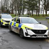 Police closed Callendar Park to the public earlier today while investigations were carried out. Pic: Michael Gillen