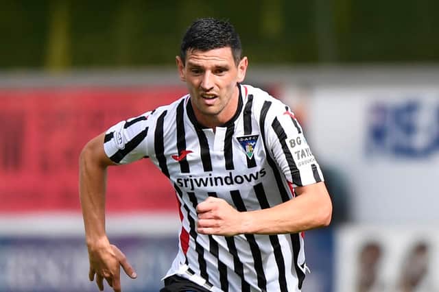 Dunfermline's Graham Dorrans will face former club Rangers in a Premier Sports Cup tie on Friday (Photo by Sammy Turner / SNS Group)